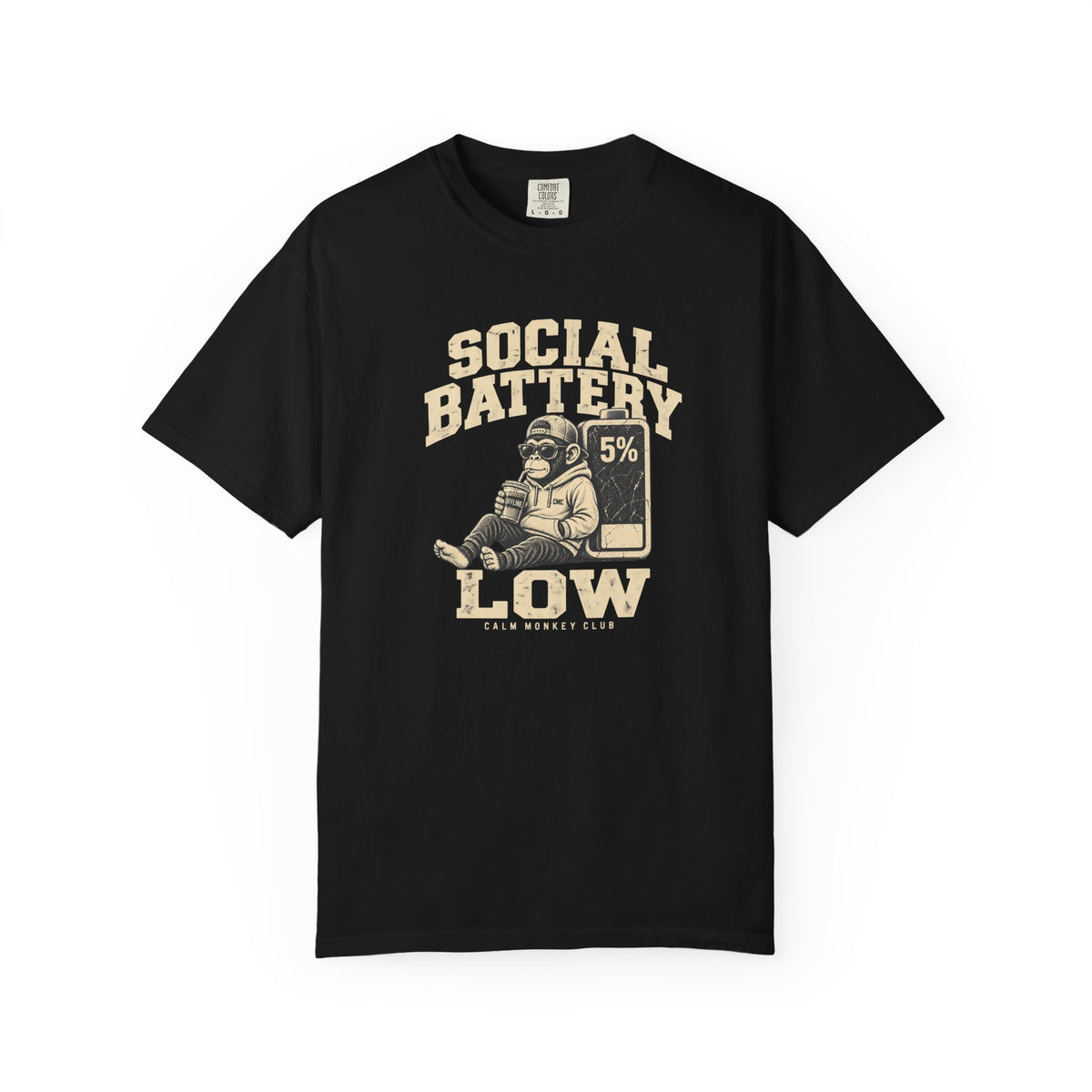 Social Battery Low T-shirt