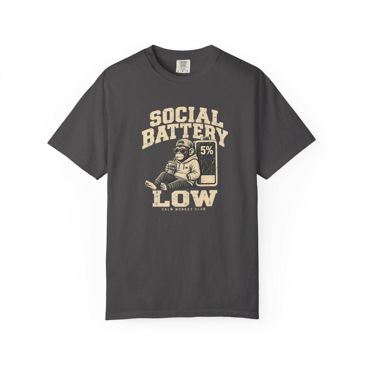 Social Battery Low T-shirt