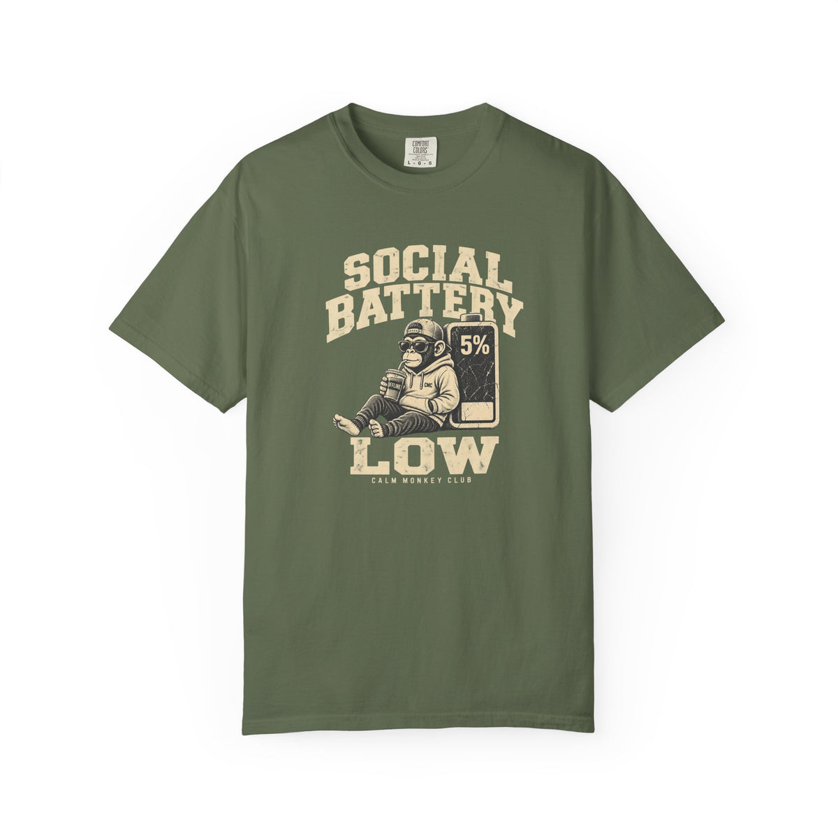 Social Battery Low T-shirt