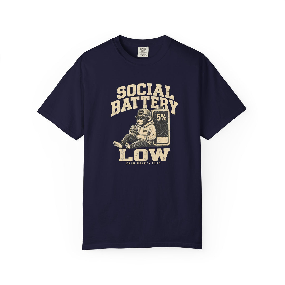 Social Battery Low T-shirt